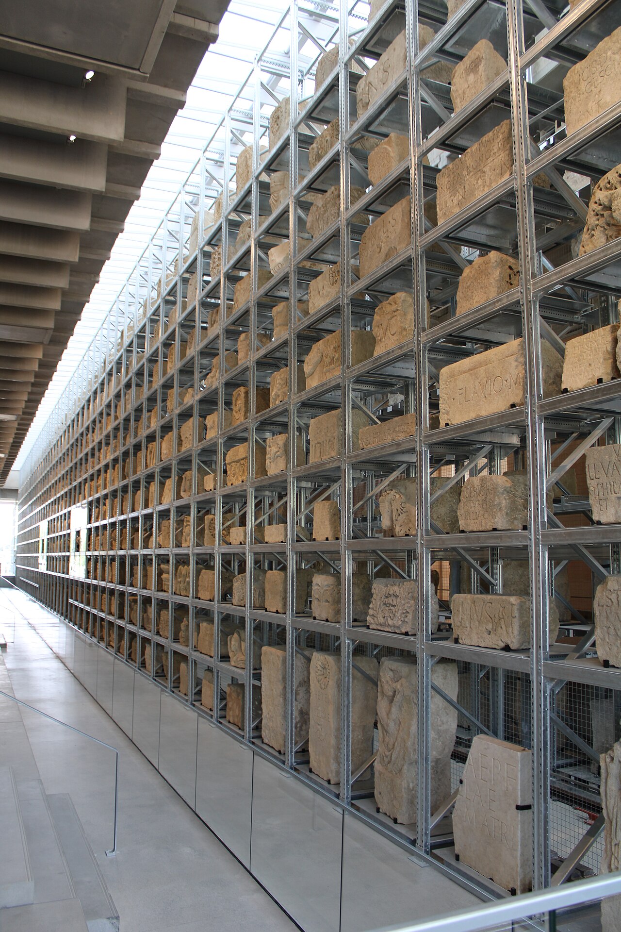 The lapidary wall at Narbo Via